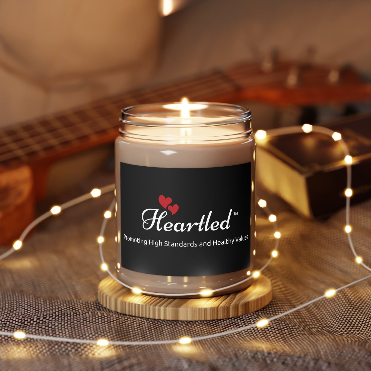 Scented Candle, 9oz - Heartled: Promoting High Standards and Healthy Values